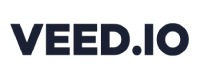 the veed io logo is shown in black and white